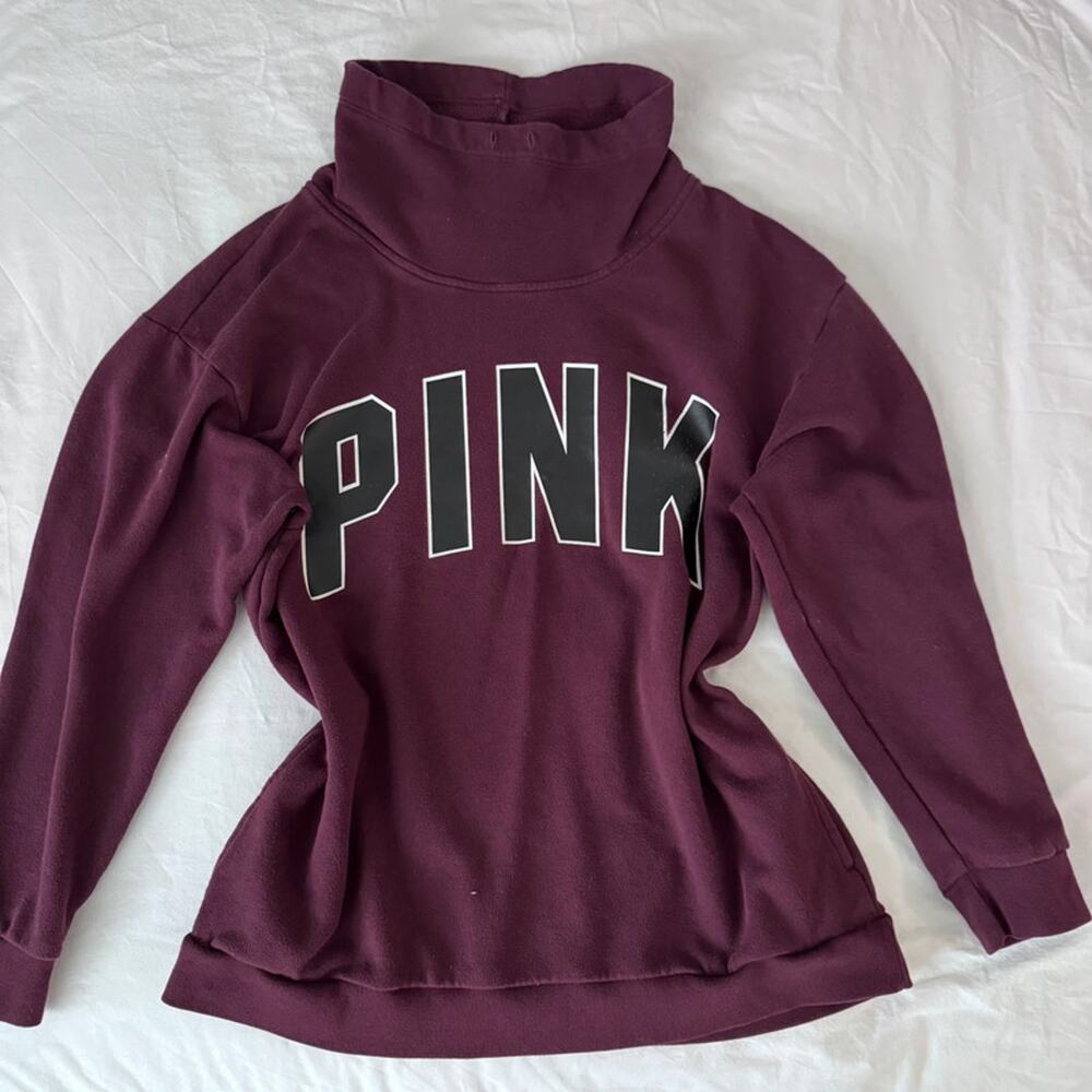 2000s VS Pink Maroon Sweatshirt